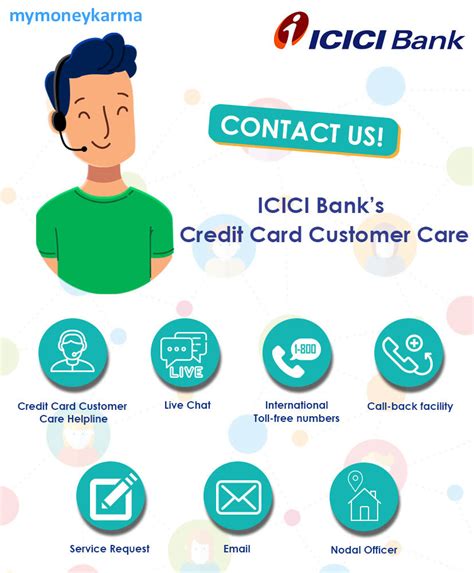 ICICI Credit Card Customer Care .